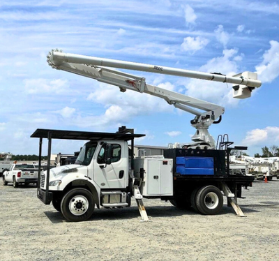 2019 Freightliner Altec LR760-E70 Cummins 6.7L Diesel 4x2 Automatic 75,000 Miles 75ft Working Height...