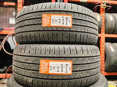 A pair of good used P215/55R17 Hankook Kinergy GT install and balance $200 Loose purchase $80 each T...