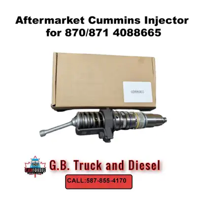 4088665 - After Market Cummins ISX Fuel Injector | 4076902 Engine Application Cummins CM870, Cummins...