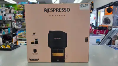 DeLonghi Nespresso Vertuo Next Coffee/Espresso Machine - NEW - Versatile machine offering 7 coffee s...