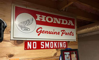 Wanted:  Vintage Honda Motorcycle sign