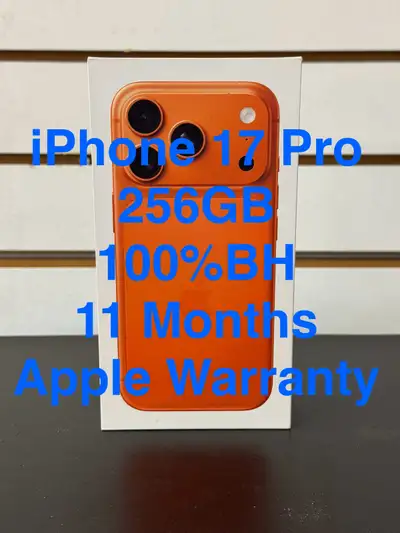 iPhone 17 Pro 256 GB 11 months Apple warranty, View more