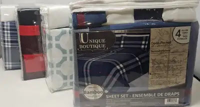 Brand New 6-Piece  Quality Deep Pocket Bed Sheet; King & Queen, View more