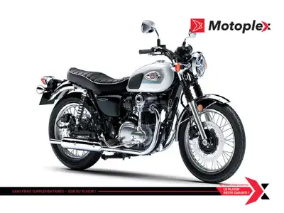 Motoplex Mirabel 2026 KAWASAKI W800 W800 L’esprit des années 1960 est bien enraciné dans la moto Kaw...