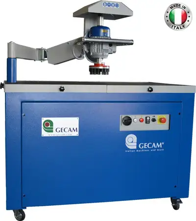 Double head metal deburring machine with vacuum table :  EASY-T, View more