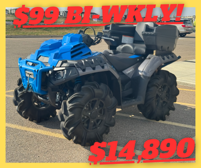 PAYMENTS AS LOW AS $99 BI WEEKLY! MATURE OWNER SELLING HARD TO FIND 2023 POLARIS SPORTSMAN 1000 XP E...