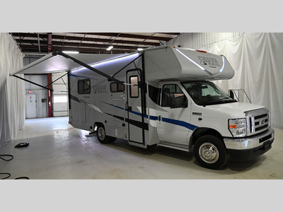 Coachmen Cross Trail XL Class C gas motorhome 23XG highlights: Bunk Over Cab U-Shaped Dinette Rear C...