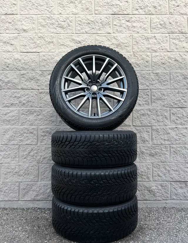 (95%) 4x 255/50R20 Nokian Winters w/ BMW X5/X6 Wheels + TPMS in Tires & Rims in City of Toronto - Image 2