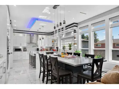 Stunning custom-built situated on a quiet cul-de-sac on a 13,500+ sq ft lot with nearly 6,100 sq ft...