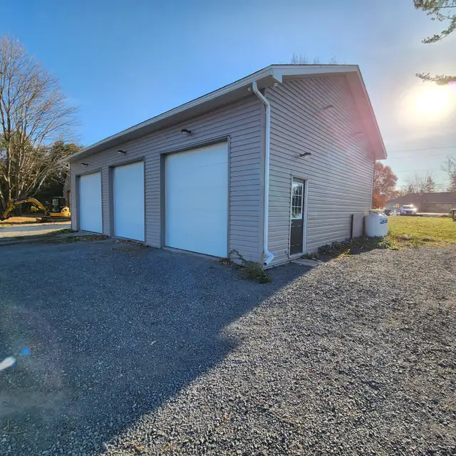 3 BAY GARAGE WITH OFFICE.