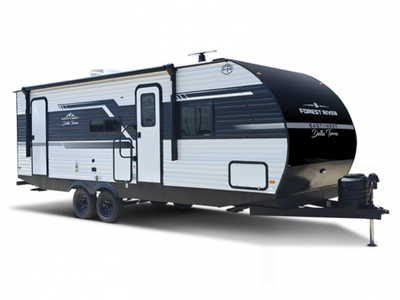 EAST TO WEST Della Terra travel trailer 275BHBig Family Friendly highlights: Double Bunk Beds Firepl...