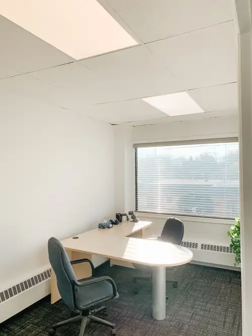 Suite 207D at 390 Saskatoon Street offers a well-maintained 240 sq. ft. commercial office space, ide...