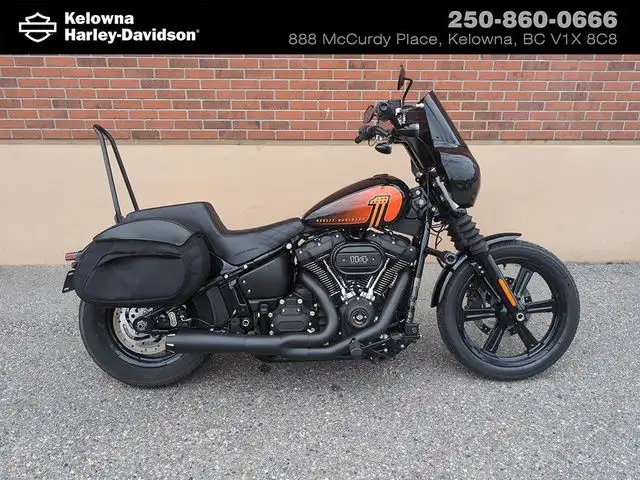 2022 Harley-Davidson FXBBS - Street Bob 114 FXBBS - Street Bob 1 in Street, Cruisers & Choppers in Kelowna - Image 2