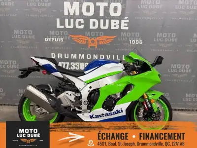 2024 Kawasaki ZX-10R Kawasaki ZX-10R 2024 SEULEMENT 8 055 KM ÉDITION LIMITÉE 40TH ANNIVERSAIRE FREIN...