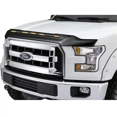 Auto Ventshade Low Profile Hood Protector, Black 2015-2020 Ford F150 Aersoskin Lightshield, BNIB Sel...