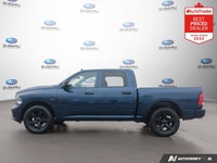 Recent Arrival! Odometer is 3309 kilometers below market average! Patriot Blue Pearlcoat 2020 Ram 15... (image 2)