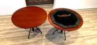 2 TABLES strong & durable table or round dining table