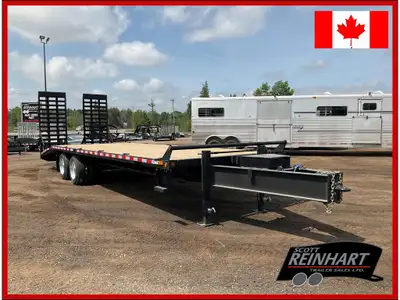 2027 Canada Trailers 8.5x28 15 Ton Deckover Equipment Trailer 30,000LB GVWR, 15,000LB Tandem Axles,...