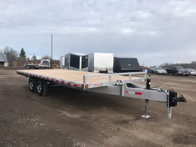 ACTION SERIES 102in. X 18' TANDEM AXLE ALUMINUM DECKOVER TRAILER WITH STRAIGHT DECK! Unlock your hau...