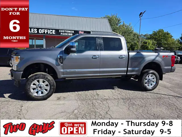 2022 Ford F-250 Platinum 4x4 Sunroof Leather Nav Back Up Camera