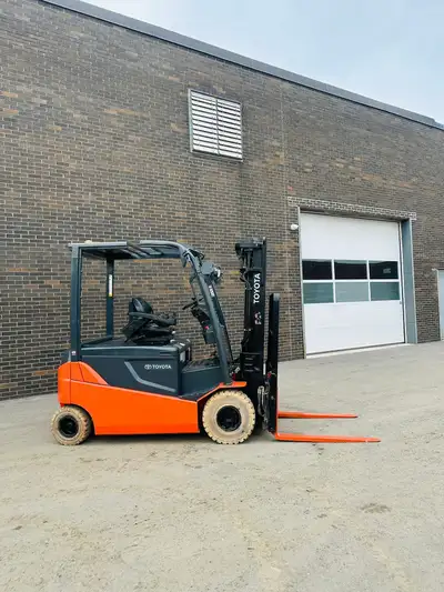 Keywords: used forklift, Toyota forklift, 5,000 lbs forklift, electric forklift, outdoor forklift, 3...