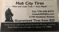 tires and car batteries