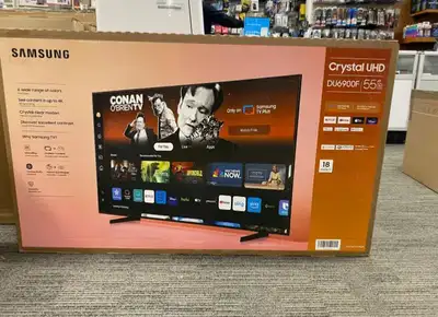 SAMSUNG 55" INCH CRYSTAL UHD DU6900F 4K SMART TV, View more