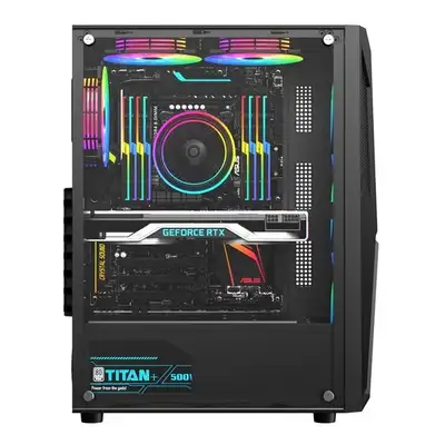 TANK Black ATX Mid Tower Case – TNK-BLK-MTX, View more