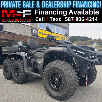 Welcome to Motorsports Financing - Kelowna! 2026 Can am Outlander Engine: 700