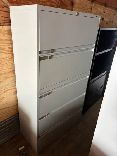Global 5 Drawer Filing Cabinet-Herman Miller 3 Drawer Cabinet!, View more
