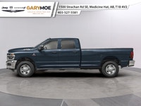 The 2026 Ram 3500 Laramie 4x4 Crew Cab with an 8 Box is a commanding presence, featuring a bold blue... (image 2)
