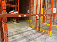 Used pallet storage racking beams 9’ x 4” for sale - Redi Rack