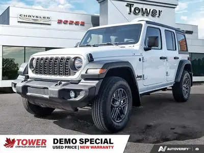 This Jeep Wrangler boasts a Intercooled Turbo Premium Unleaded I-4 2.0 L/122 engine powering this Au...