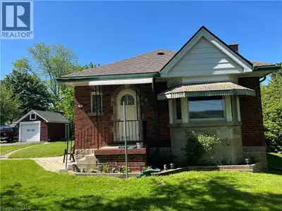 Opportunity knocks! Prime, high-visibility corner property in desirable Dundas, backing onto Allan A...