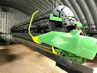 35ft Flex Draper, AWS, Duraflo Reel, Crop Conveyor Auger, Reel Flip, HHS in Rigid. Call or Text: Mor...