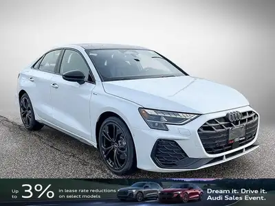 This Audi A3 Sedan delivers a Intercooled Turbo Gas/Electric I-4 2.0 L/121 engine powering this Auto...