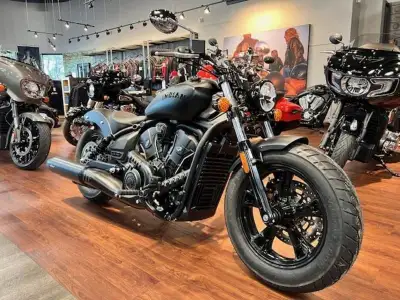 IN STOCK... 2025 SCOUT BOBBER SIXTY IN THE #1 SELLING BLACK SMOKE FINISH. SAVE $1,000 OFF MSRP AND R...