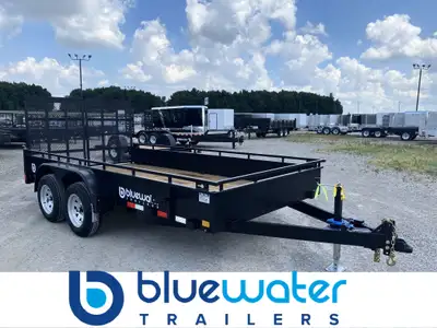 Canada Trailers Tandem Axle Utility Trailers 7,560lbs GVWR is $5,490.00 or $109.79/month! Ord: 86325...
