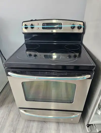 GE 30” stainless steel electric stove oven range, View more