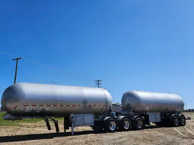 1982 Mississippi Super B train Industrial Gas Tank Trailer / 265 PSI / LPG/NH3 DOT / TC tank code MC...