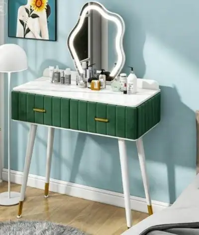 BNIB PRICE IS FIRM - UBesGoo Makeup Vanity with 3 Color Lighted, View more