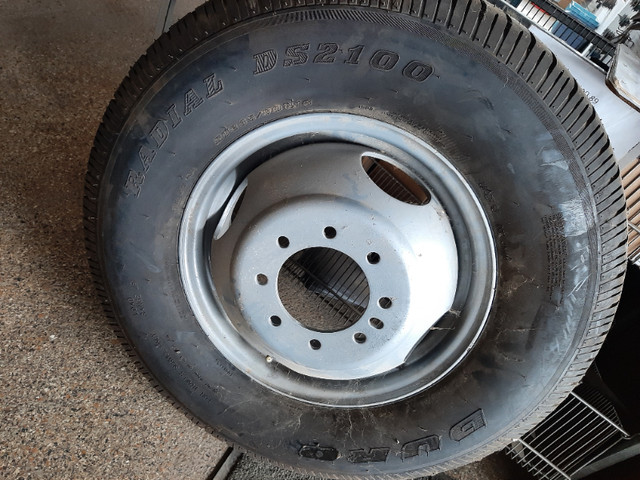 Truck tire and rim ST235/80R16 8 bolt rim in Tires & Rims in Hamilton