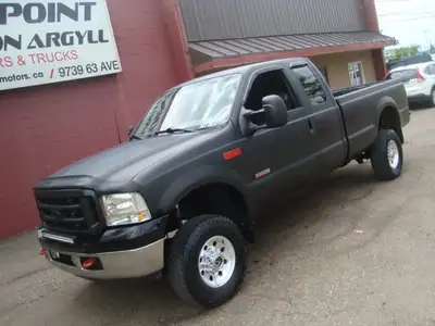 NORTH POINT MOTORS...CALL / TEXT 780-224-7791 CHECK OUT THIS 02 FORD F350 SUPER CAB 4X4 7.3L POWER S...