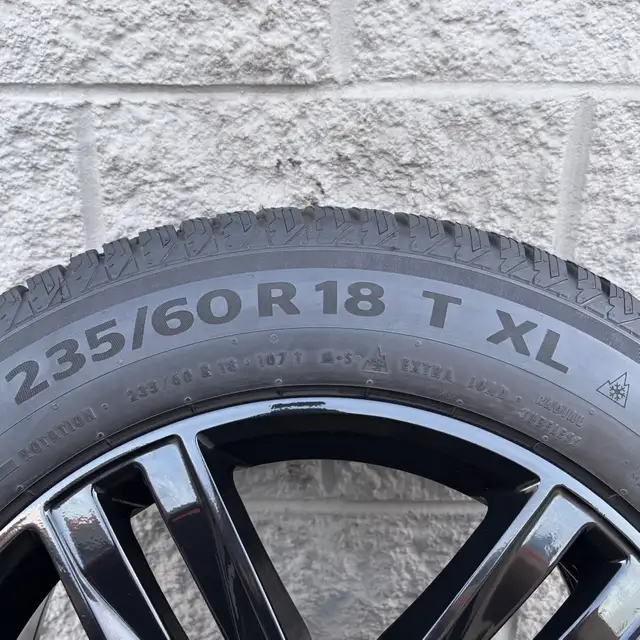 (95%) 4x 235/60R18 Continental Winters w/ Volvo XC60 18" Rims in Tires & Rims in City of Toronto - Image 8