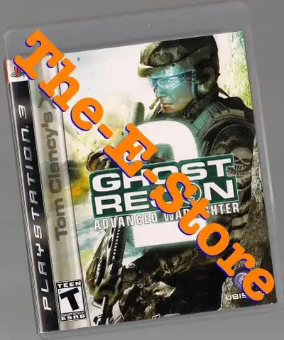 PS3 Sony PlayStation 3 - Video Game - Tom Clancy’s - Ghost Recon - Advanced Warfighter. New Conditio...