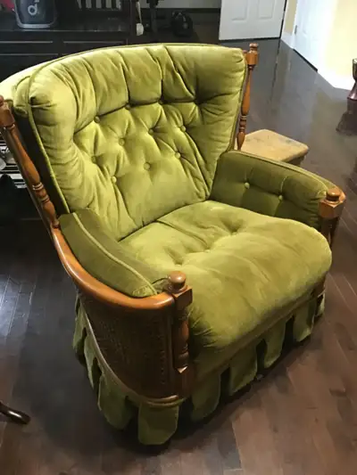 Vintage green chair, View more