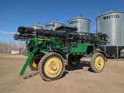 2012 JOHN DEERE 4730 100 FT SPRAYER - PowerTech Plus 6.8 L 6 Cylinder 245 HP Turbocharged Diesel Eng...