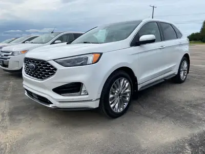 Experience refined driving with the 2020 Ford Edge Titanium, now available at Centennial Ford Sales...