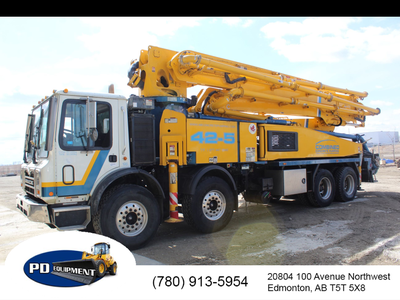 2016 Putzmeister 42m - Mounted on 2016 Mack MRU613 180,120 kms, 15,618 engine hours, 2,800 pump hour...