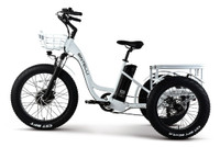 Bintelli Trio Electric Tricycle DELUXE Blue or White 15% off